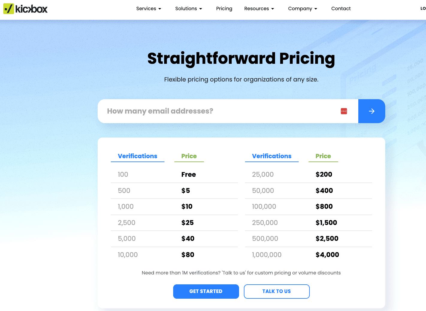 Kickbox pricing - 50/mo